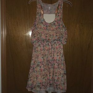 Fit and flair t-back dress